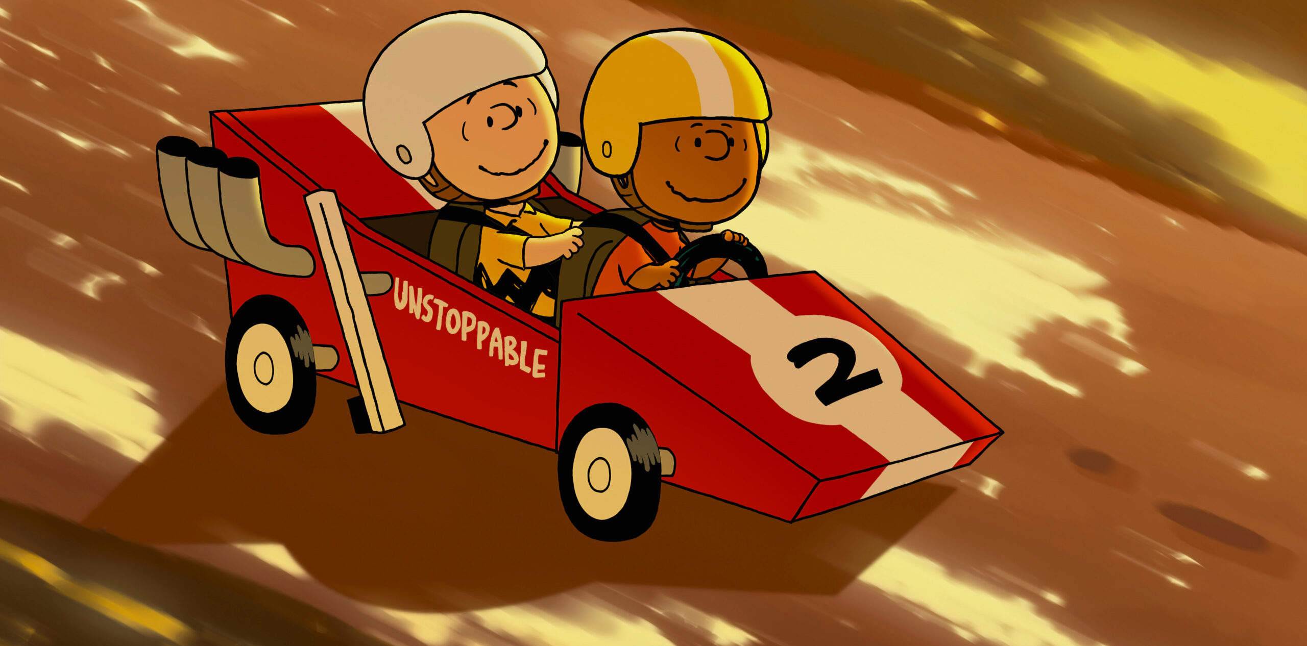 Charlie Brown and Franklin Armstrong in "Snoopy Presents: Welcome Home, Franklin," now streaming on Apple TV+.