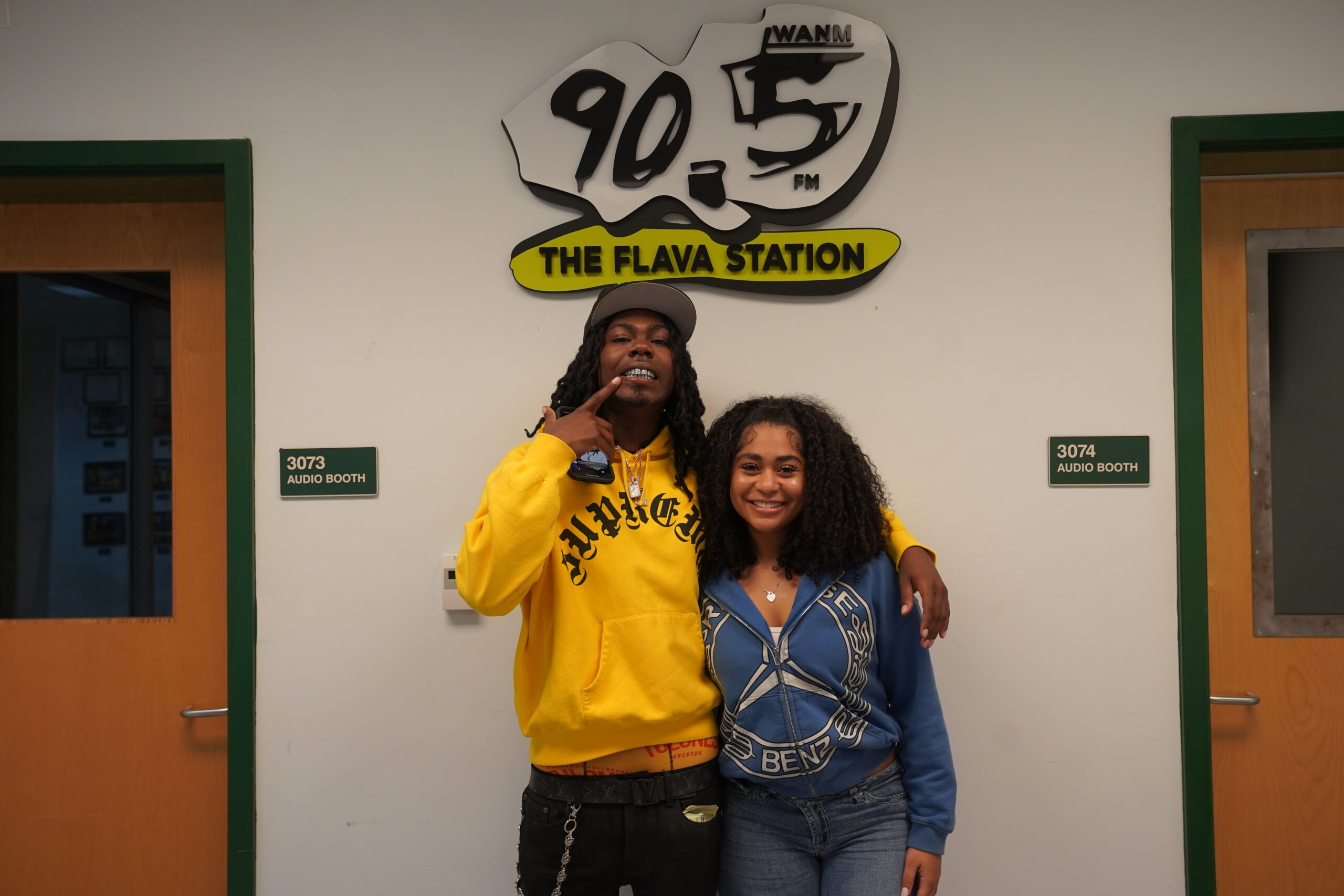 Jay Montana poses with Madisyn Fowler. (WANM Staff)